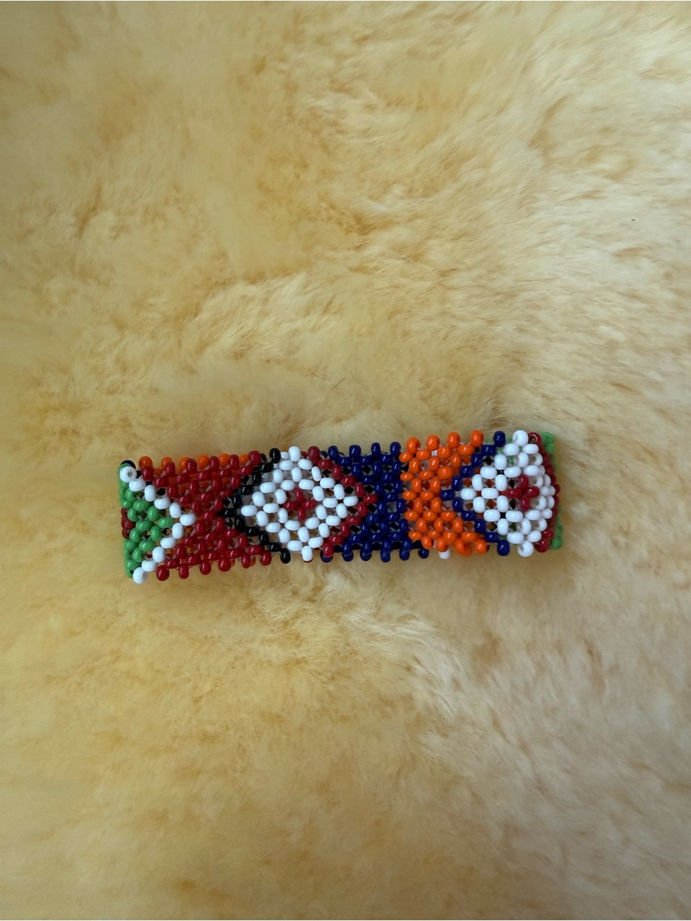 Handmade Maasailand African Multicolor Seed Bead Bracelet
